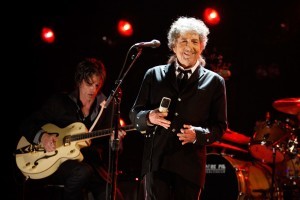 HOLLYWOOD, CA - JANUARY 12: Musician Bob Dylan onstage during the 17th Annual Critics' Choice Movie Awards held at The Hollywood Palladium on January 12, 2012 in Los Angeles, California. (Photo by Christopher Polk/Getty Images for VH1)