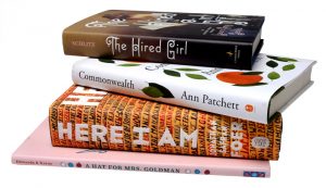 The Ivy Bookstore, Mount Washington, The Hired Girl $17.99, Commonwealth $27.99 Here I Am $28, A Hat for Mrs. Goldman $17.99 