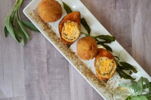Wild Mushroom and Sweet Potato Arancini