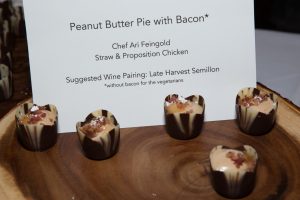 Peanut butter pie with bacon 