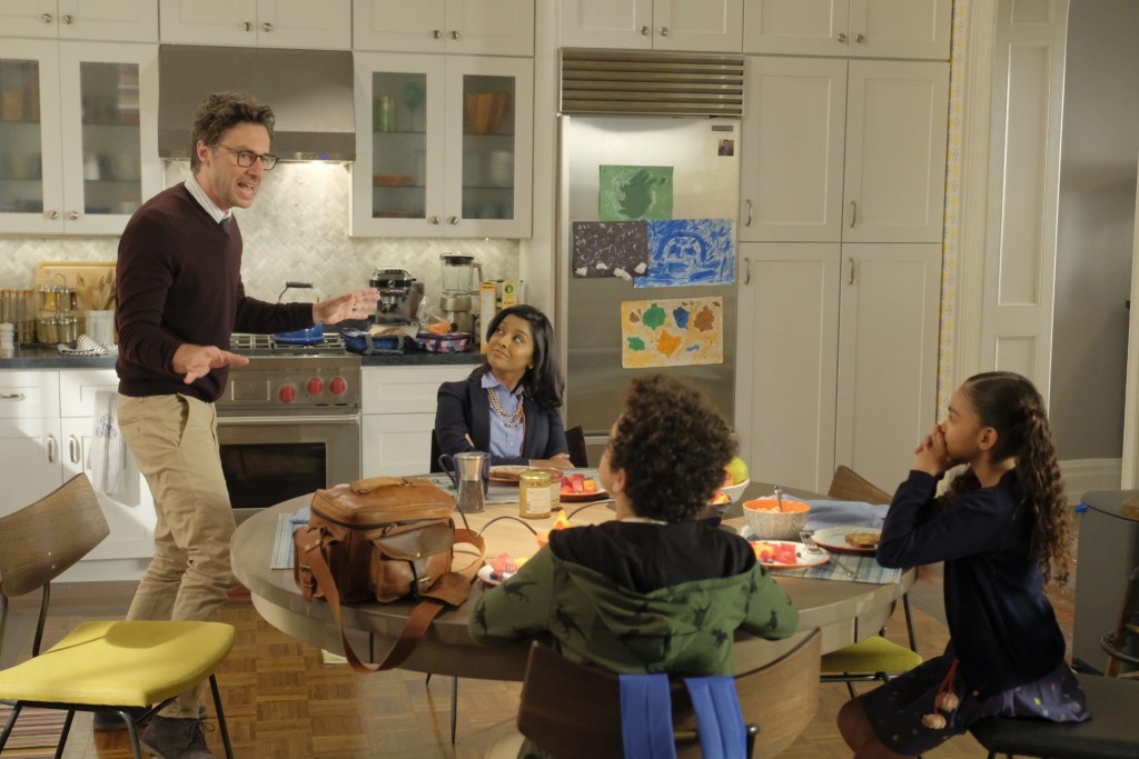 Zach Braff with Tiya Sircar