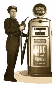 Crown Gasoline attendant