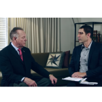 Roy Moore and Sacha Baron Cohen