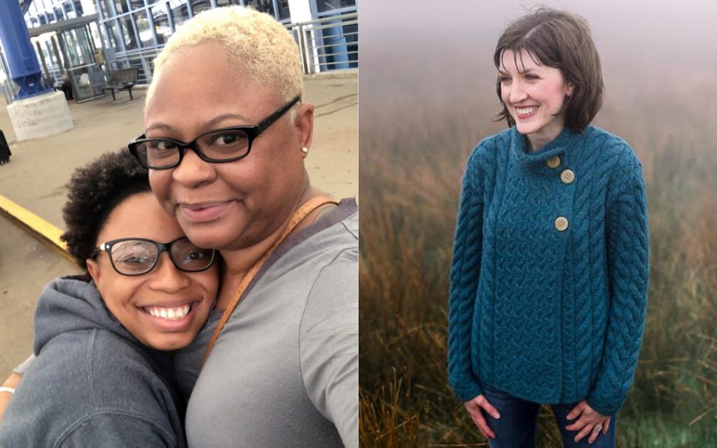 Chawnte Randall with her daughter, Lauren Harcum, and Erin Leland (Provided photos)