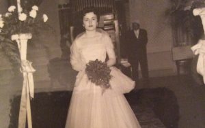 Sima’s mom, Hilda, on her wedding day.